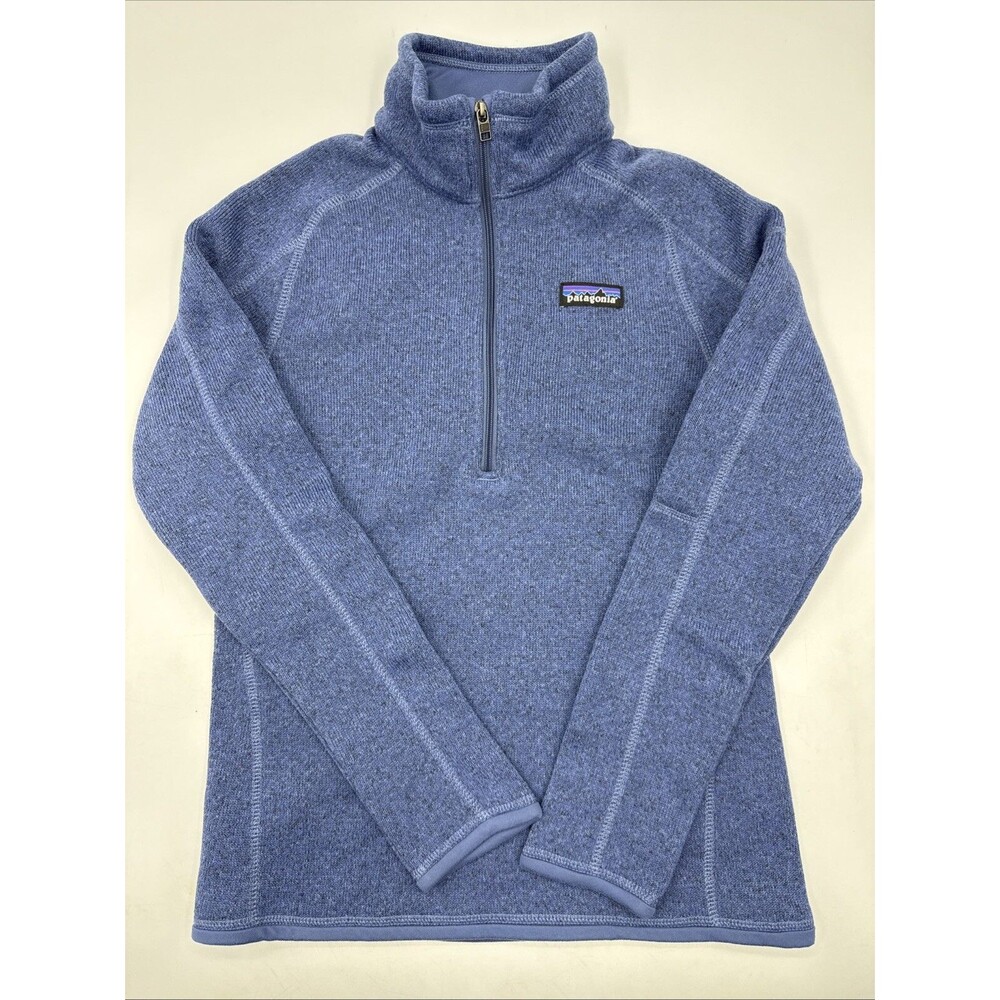 Patagonia Better Sweater 1/4 Zip Current Blue 25618-CUBL Women’s Size XS